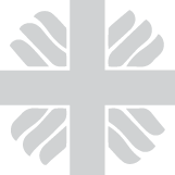 Caritas logo mark grey